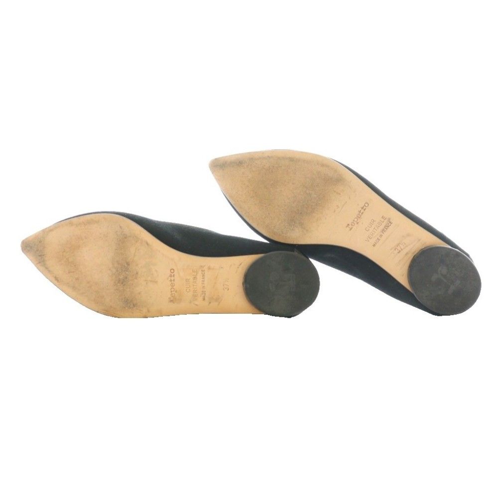 レペット Repetto クレメンス CLEMENCE パンプス スエード 37.5 黒