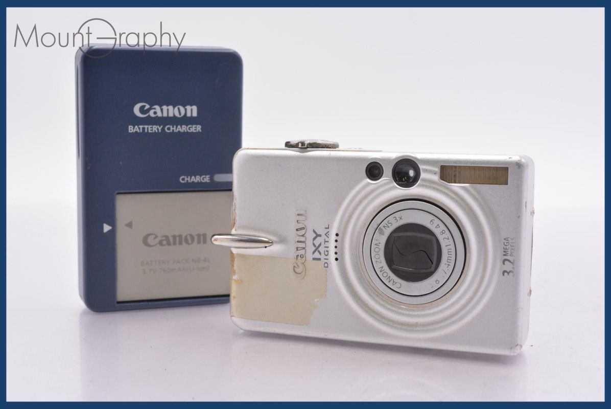キヤノン Canon IXY DIGITAL 3 x バッテリー 充電器付属 同梱無料 yk 5642