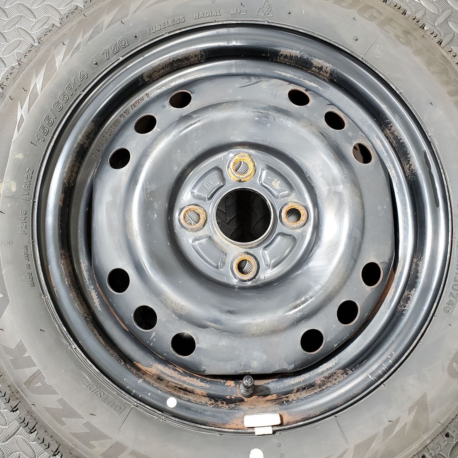 22年 23年 155 65 R 14 ブリヂストン ブリザックVRX 2 ダイハツ タント ムーヴ ミラ コンテ スタッドレスタイヤ 1298