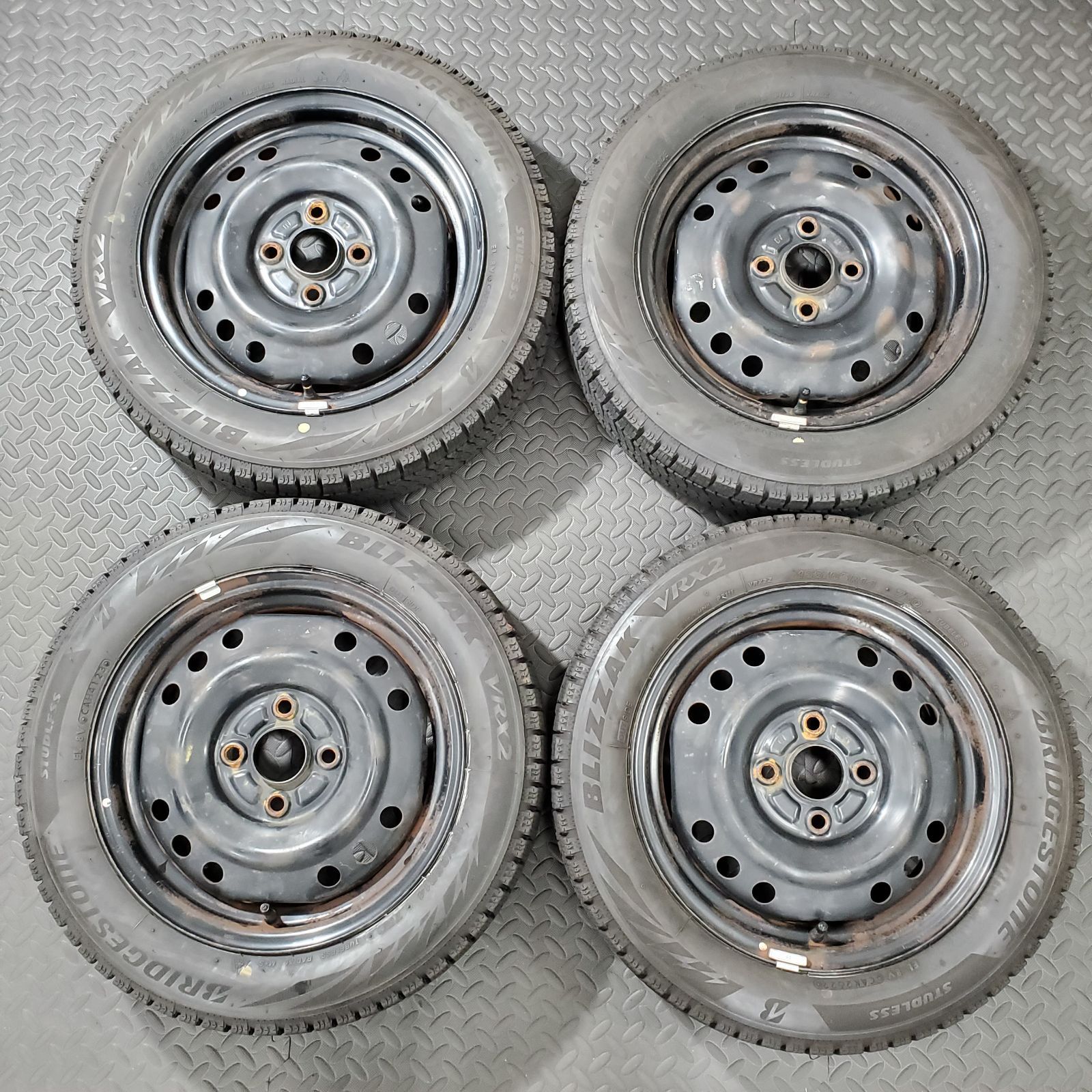22年 23年 155 65 R 14 ブリヂストン ブリザックVRX 2 ダイハツ タント ムーヴ ミラ コンテ スタッドレスタイヤ 1298