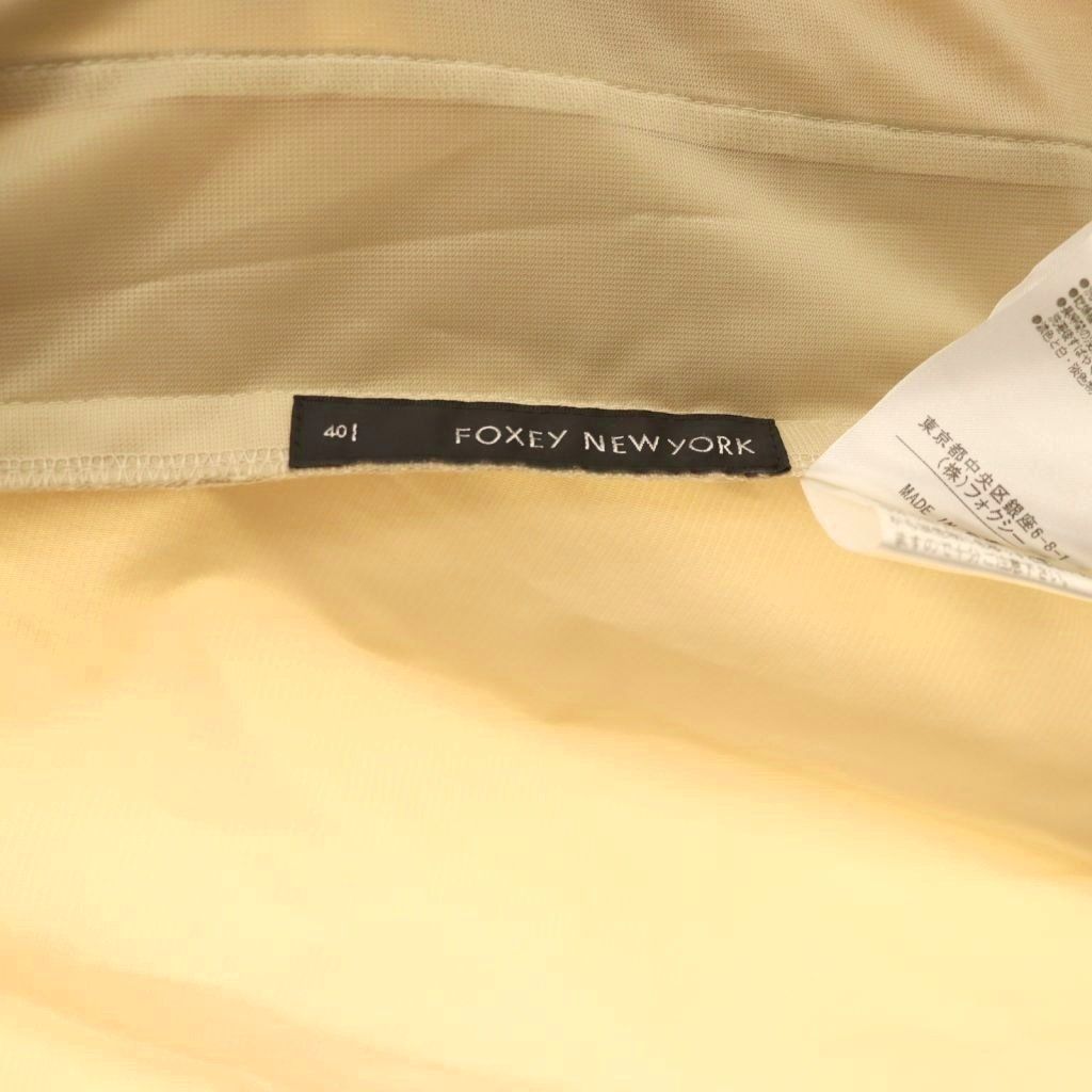 フォクシーニューヨーク FOXEY NEW YORK シャンパンフルート コート  