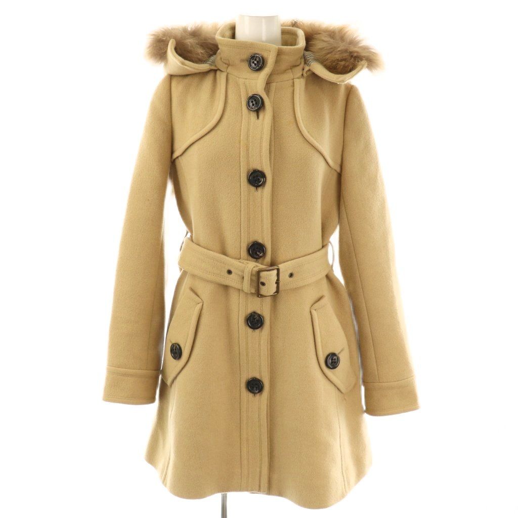 バーバリーブルーレーベル BURBERRY BLUE LABEL セミロングコート 裏地