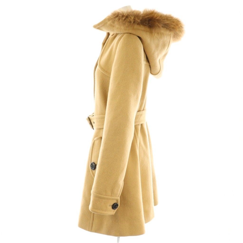 バーバリーブルーレーベル BURBERRY BLUE LABEL セミロングコート 裏地