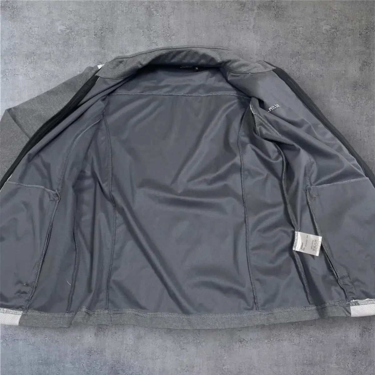 タイトリスト Titleist グレー バイカラー ゴルフ ジップアップ