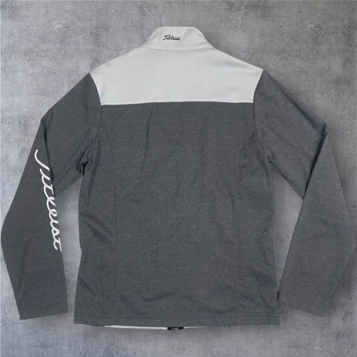 タイトリスト Titleist グレー バイカラー ゴルフ ジップアップ