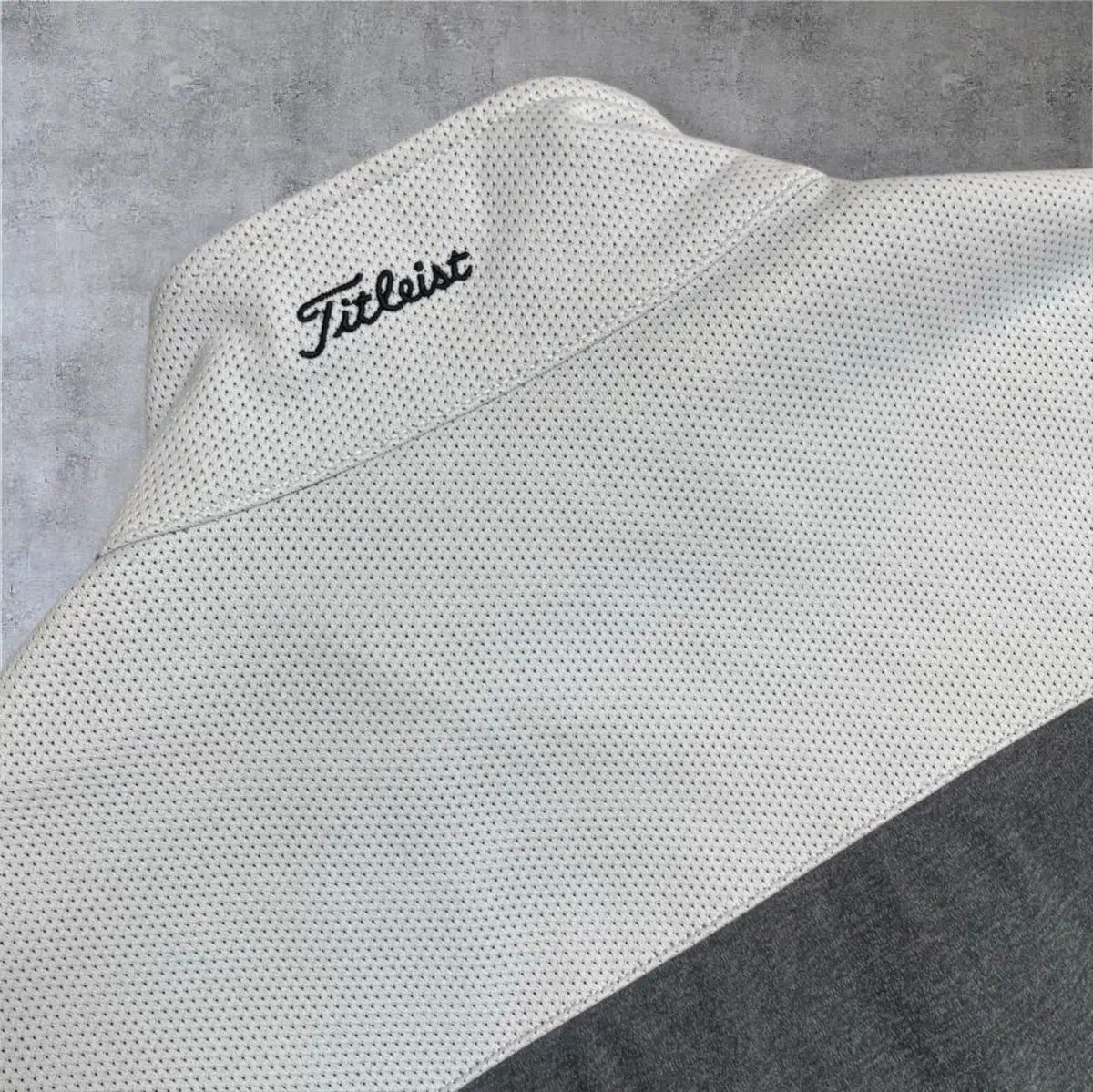 タイトリスト Titleist グレー バイカラー ゴルフ ジップアップ