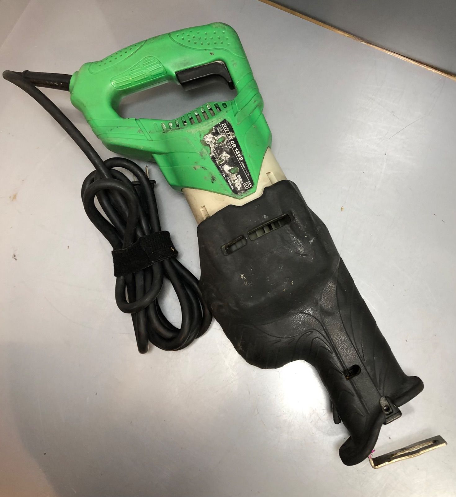 日立工機 CR 13 V 2 130 mm セーバソー レジトン金の卵ブレード付 動作品