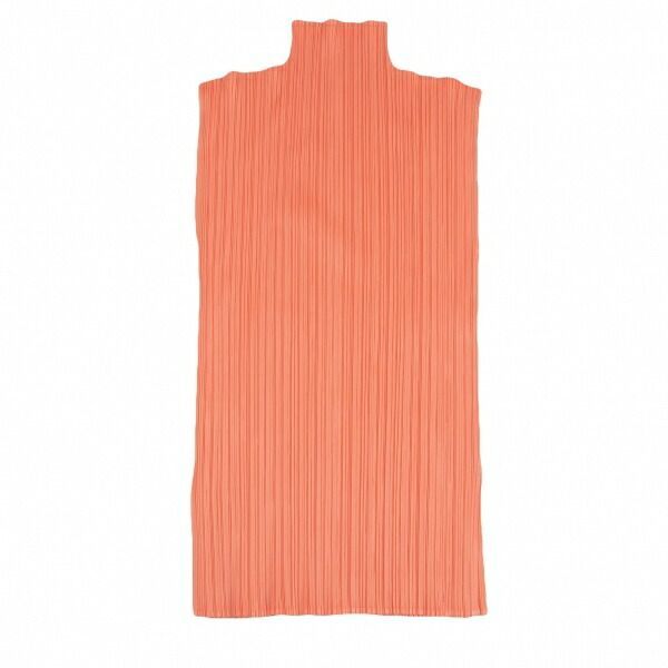 プリーツプリーズPLEATS PLEASE プリーツハイネックノースリーブ 薄