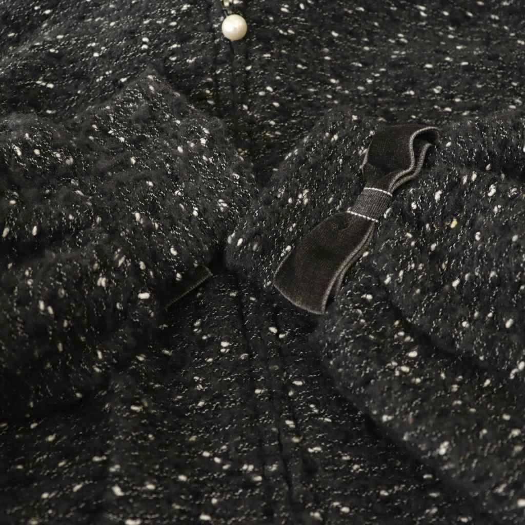 ルネ Rene パーカー ジップアップ ツイード 36 グレー /AT □OS □GY57