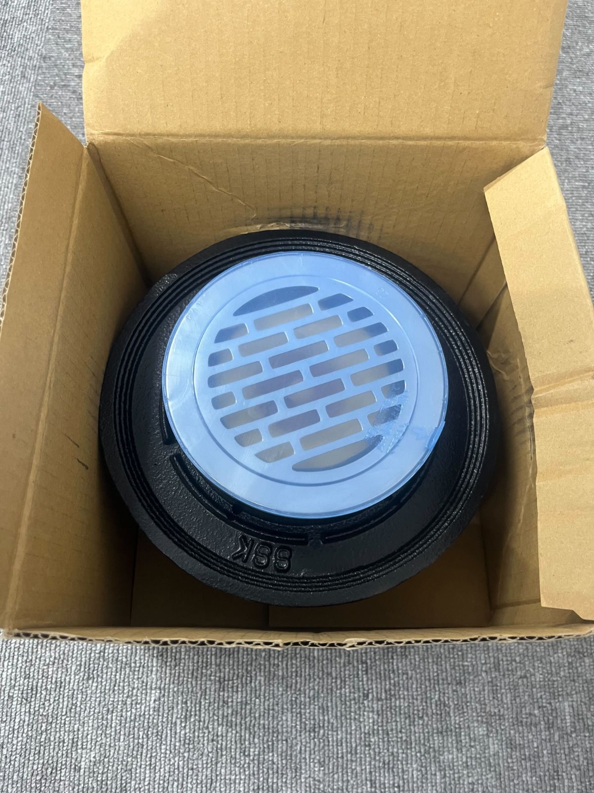 箱キズ アウス D 5 BY 50 防水用床排水トラップ・横型