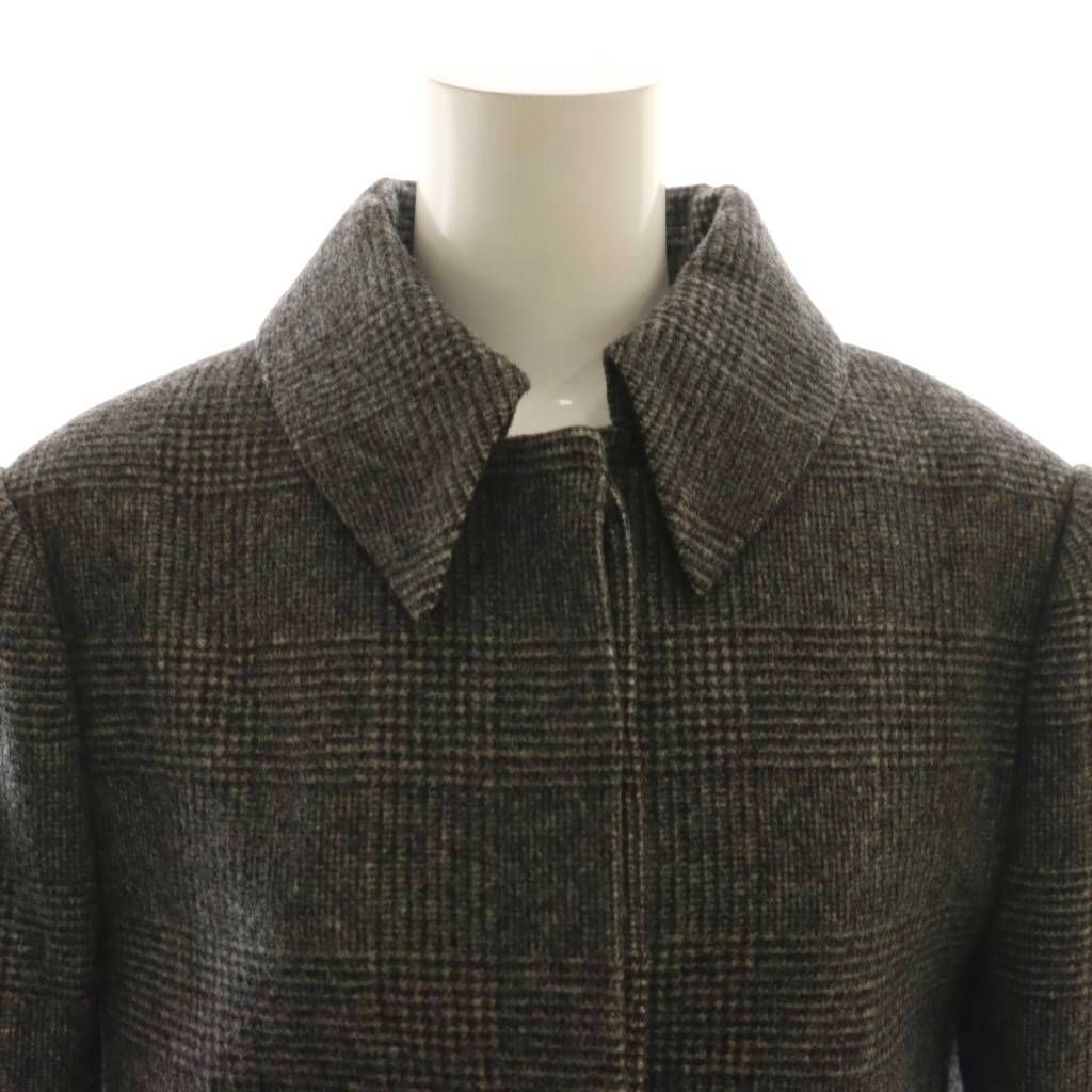 ニナリッチ NINA RICCI ステンカラーコート グレンチェック アウター