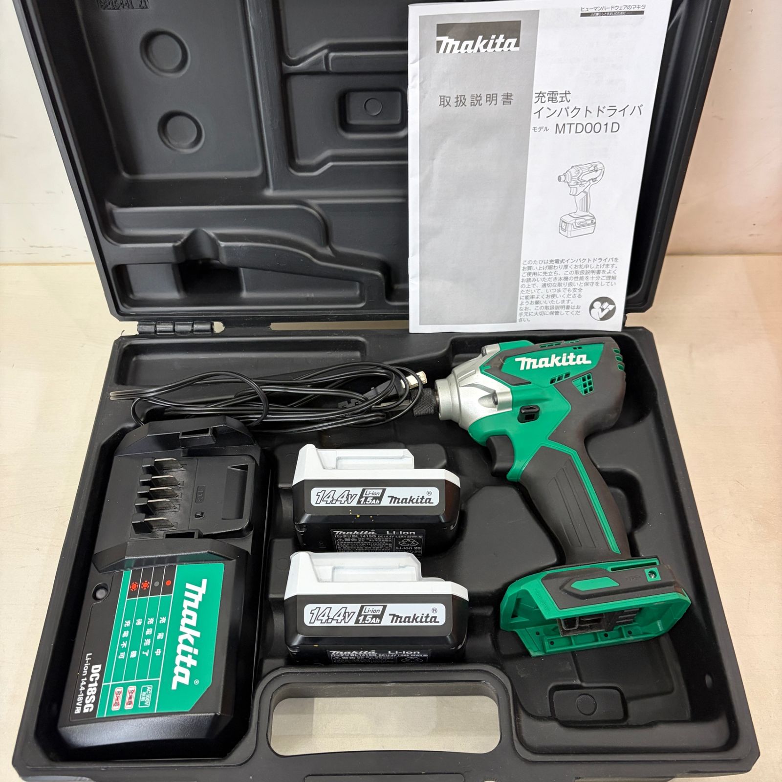 使用感少 マキタ 14.4 V充電式インパクトドライバ 電動工具 makita リサイクルマー