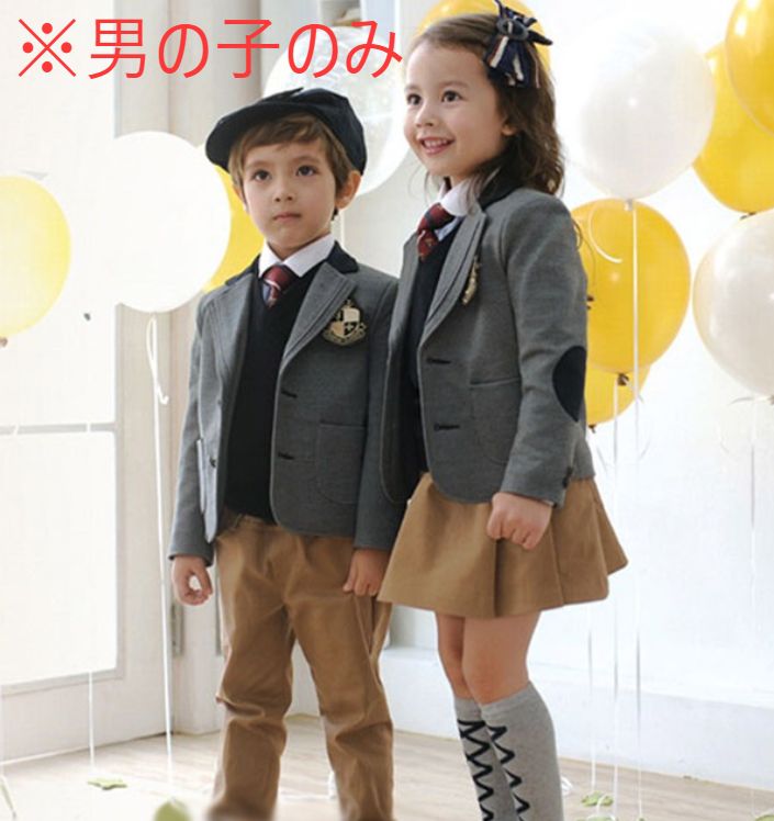 フォーマルスーツ 90 cm グレー 卒園式 入学式 子供 スーツ 男の子 キッズ フォーマル 子供スーツ カジュアル 子供服 入学 入園スーツ卒業式 dd 058 w 3
