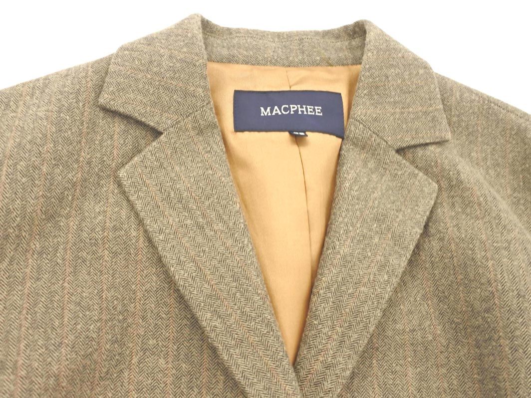 MACPHEE マカフィー トゥモローランド ヘリンボーン テーラード