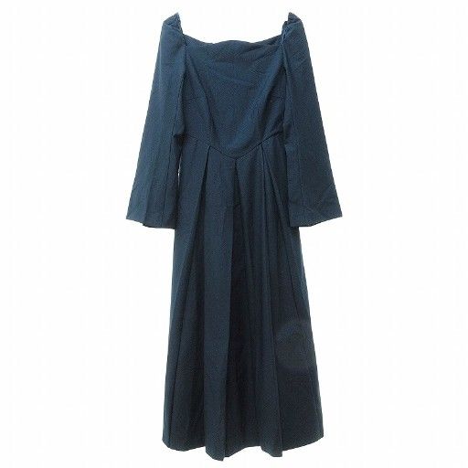 【中古】アメリヴィンテージ 近年 2WAY オフショルダー タック プリーツ ドレス ワンピース ギャザー 長袖 XS IBO69 アメリヴィンテージ Ameri VINTAGE 近年 2WAY オフショルダー タック