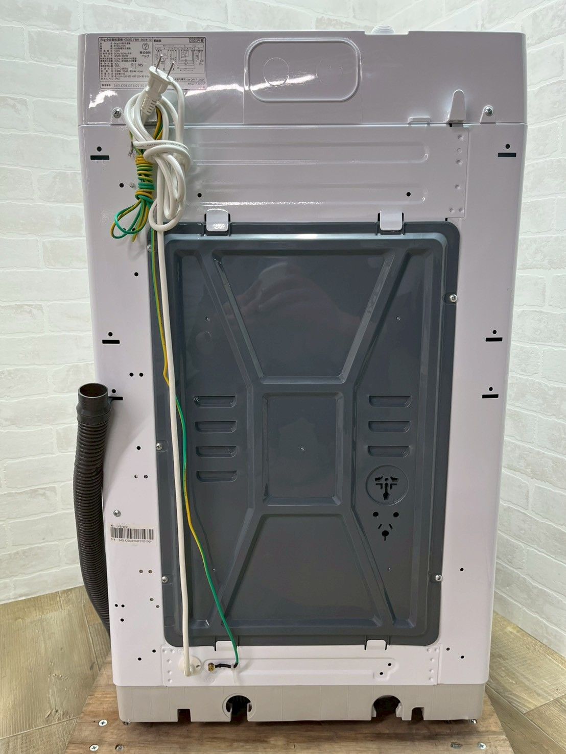大阪送料無料☆3か月保障付き☆洗濯機☆ニトリ☆6kg☆2023年☆NT60L1WH 