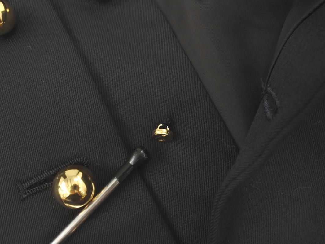 INGEBORG インゲボルグ ウール100% ダブルボタン ジャケット ロング