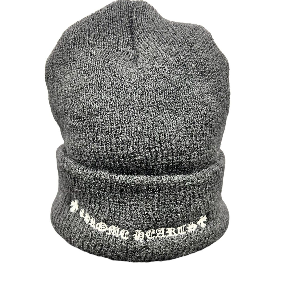 CHROME HEARTS 極美品 WOOL WATCH CAP CHプラス 刺繍 ビーニー ニット