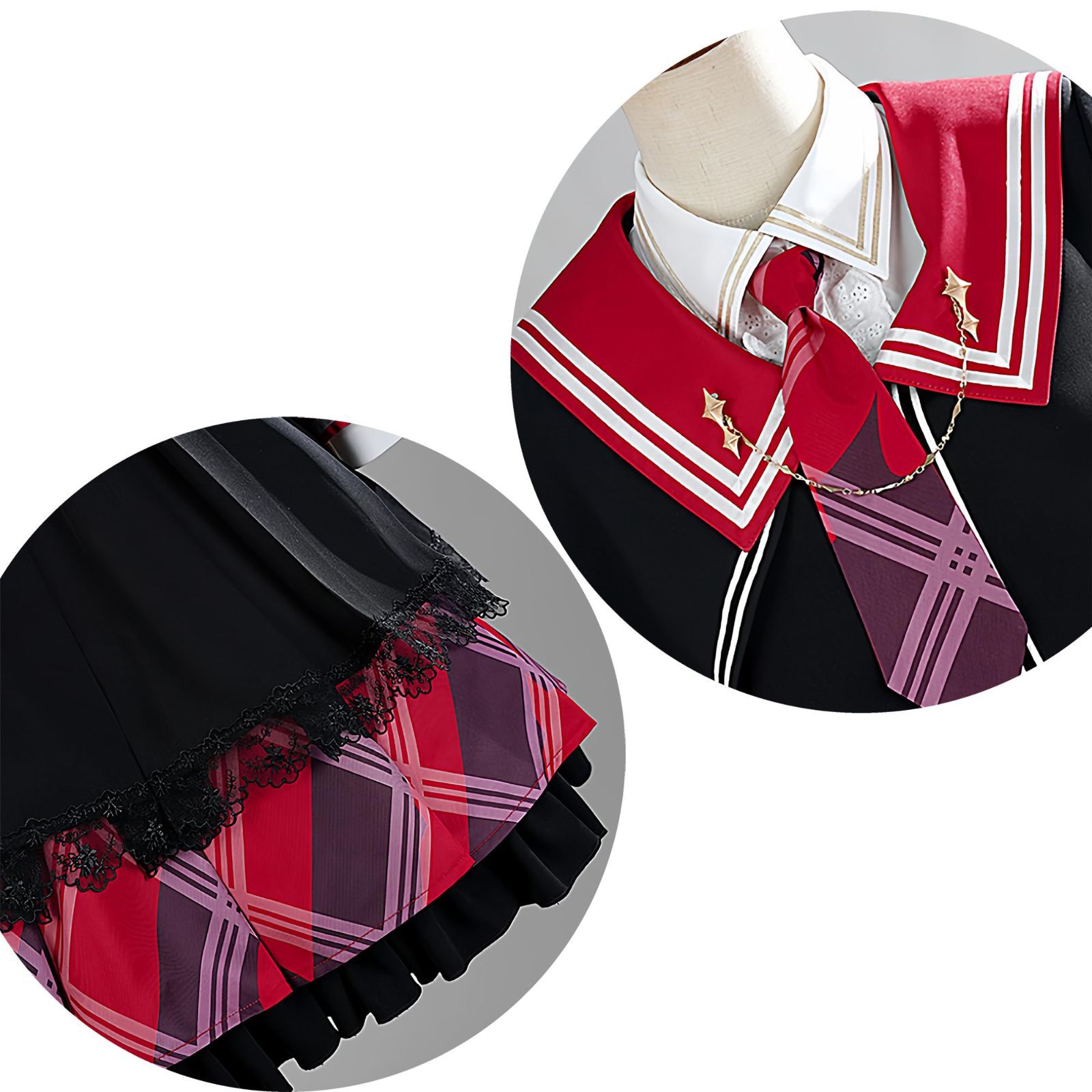 二階堂ヒロ コスプレ 衣装 全セット クラウン 付き コスプレ用衣装 撮影用 イベント コスチューム 仮装 c