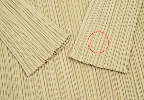 プリーツプリーズPLEATS 割引 PLEASE クルーネックカットソー ベージュ