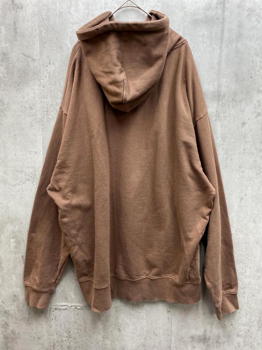 X-girl×HYSTERIC GLAMOUR エックスガール×ヒステリックグラマー コラボ パッチ フーディー パーカー sizeL/ブラウン ◆■◎レディース
