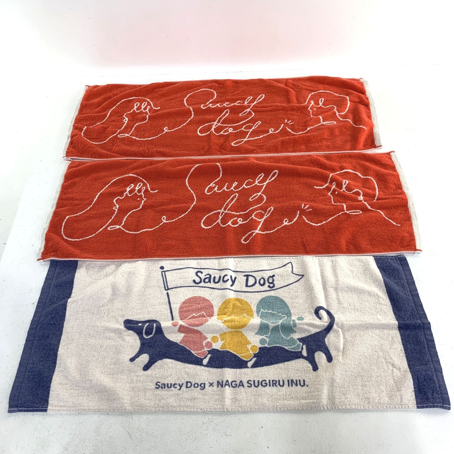 ☆加古川物流】【中古品】Saucy Dog セット タオル ラバーバンド 銀