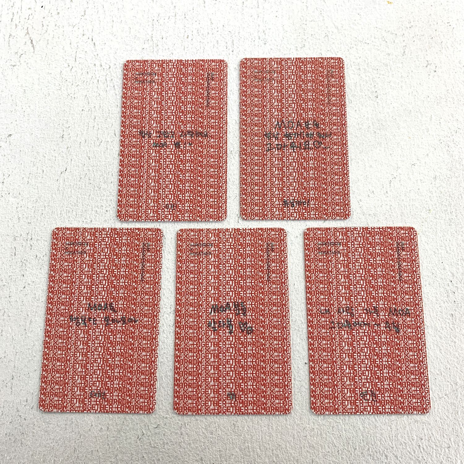 ☆加古川物流】【中古品】TxT シーグリ2020 トレカ5枚セット 【353