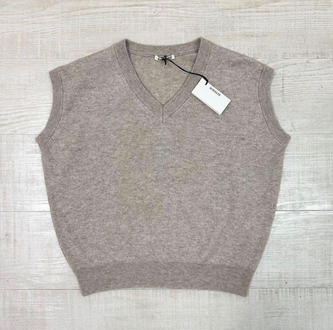 23ss 2023 新品 AURALEE SUPER FINE CASHMERE SILK KNIT VEST