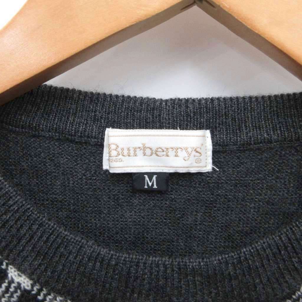 バーバリーズ Burberrys ニット セーター 半袖 ノバチェック カシミヤ