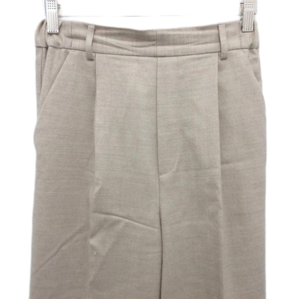 スピック&スパン Spick&Span 25年製 スラックス ウールパンツ