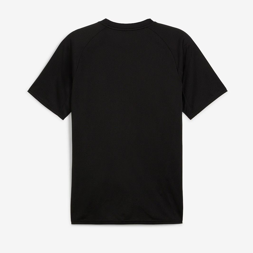 Puma ACミラン 23 24 プレマッチ 半袖 ユニフォーム 黒 赤