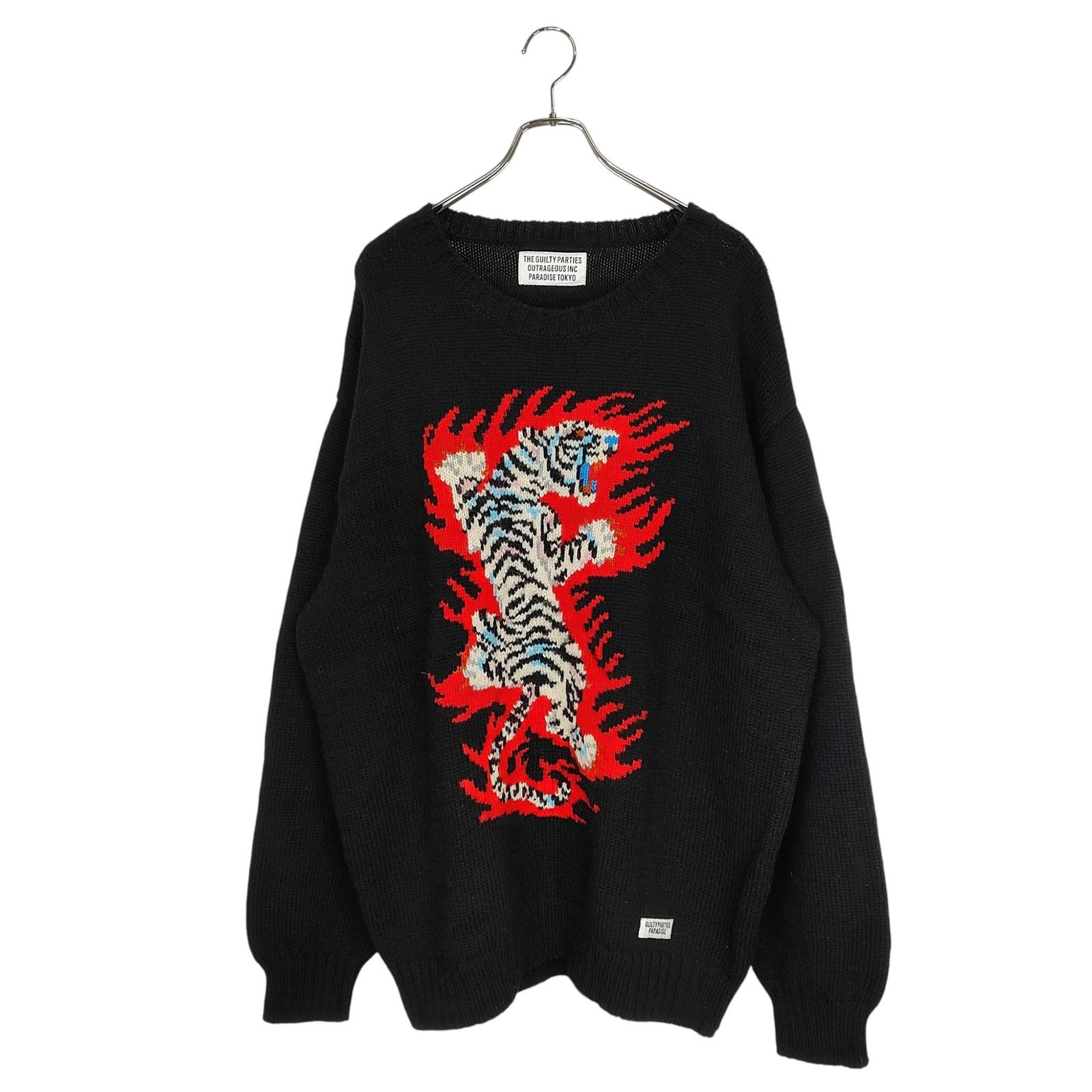WACKO MARIA ワコマリア 22AW TIM LEHI INTARSIA タイガー 虎 ウール 