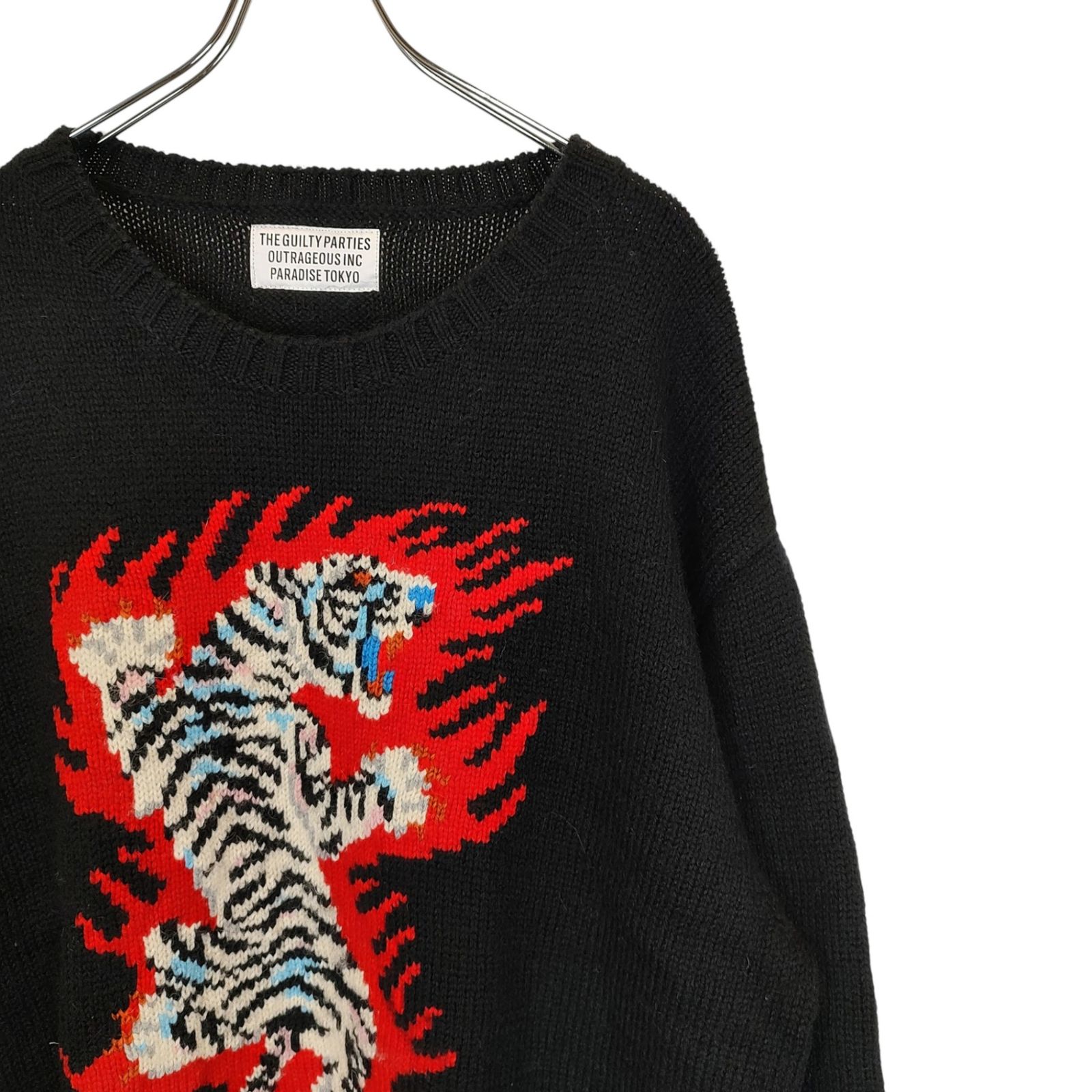 WACKO MARIA ワコマリア 22AW TIM LEHI INTARSIA タイガー 虎 ウール 