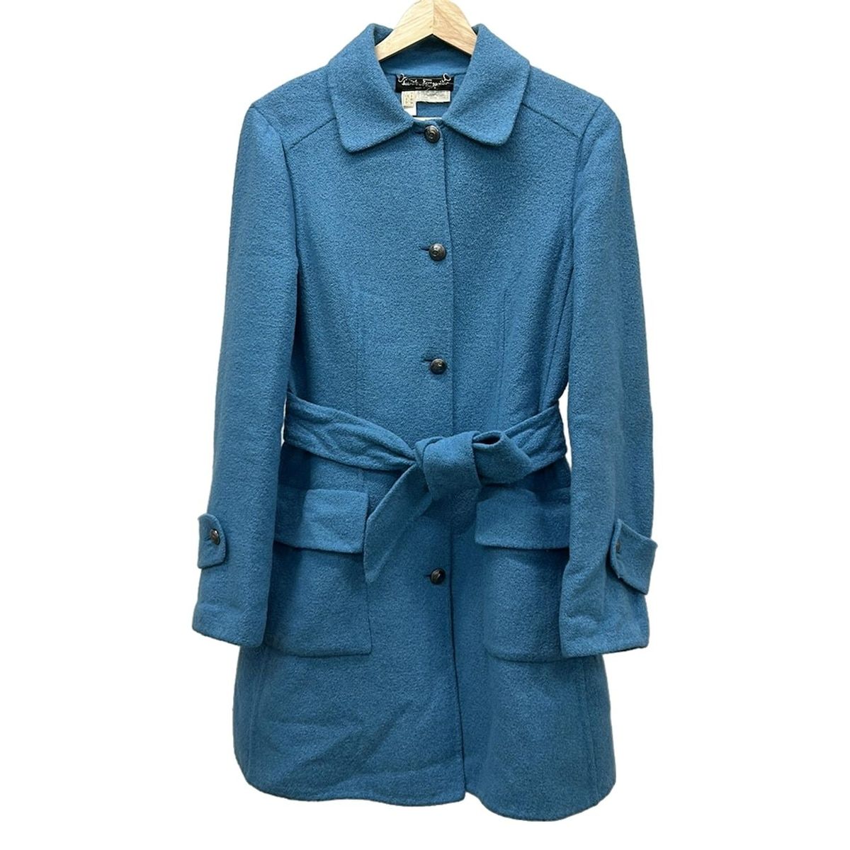 美品✨サルヴァトーレフェラガモ　ダッフルコート　ブルーグリーン系　レディース　S FERRAGAMO/SalvatoreFerragamo(サルバトーレフェラガモ) コート サイズ