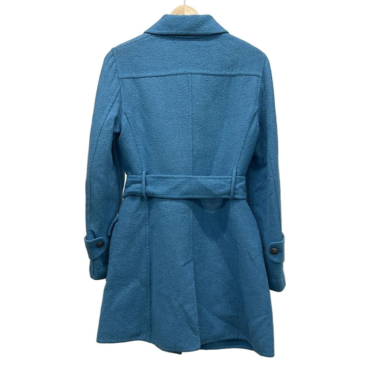 美品✨サルヴァトーレフェラガモ　ダッフルコート　ブルーグリーン系　レディース　S FERRAGAMO/SalvatoreFerragamo(サルバトーレフェラガモ) コート サイズ