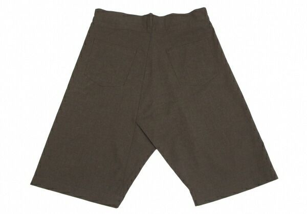 イッセイミヤケ 本物 ミーISSEY MIYAKE me ポリベルテッドハーフパンツ