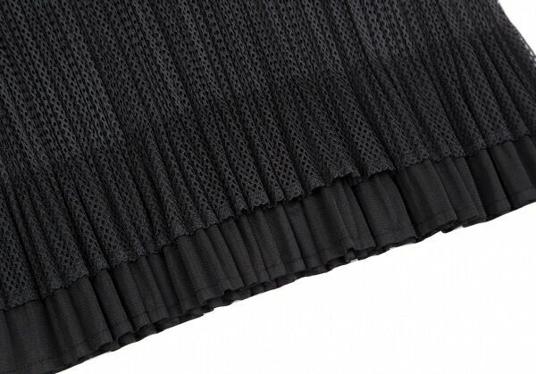 プリーツプリーズPLEATS PLEASE メッシュレイヤード消しプリーツタンク
