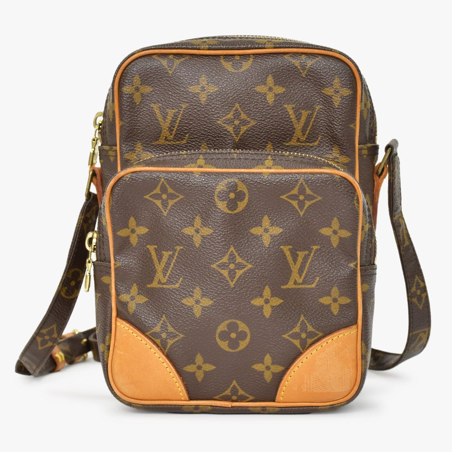 LOUIS VUITTON ルイヴィトン アマゾン ショルダーバッグ M45236 モノグラム PVC レザー ブラウン 4b010188