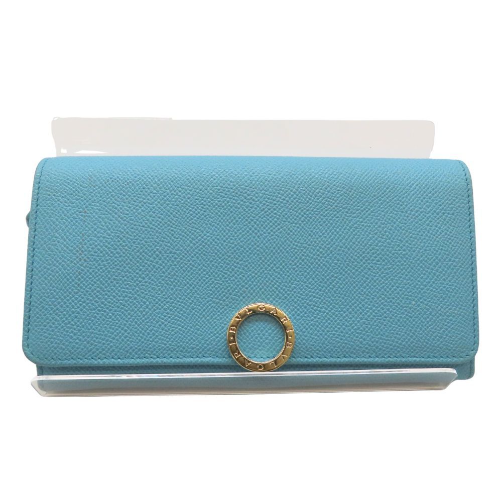中古】ブルガリ BVLGARI ロゴクリップ 二つ折り長財布 290657 ブライト