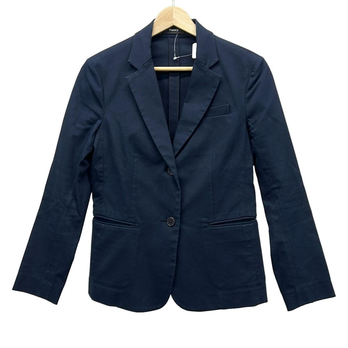 セオリー テーラードジャケット 23年モデル シングル 2ボタン ネイビー