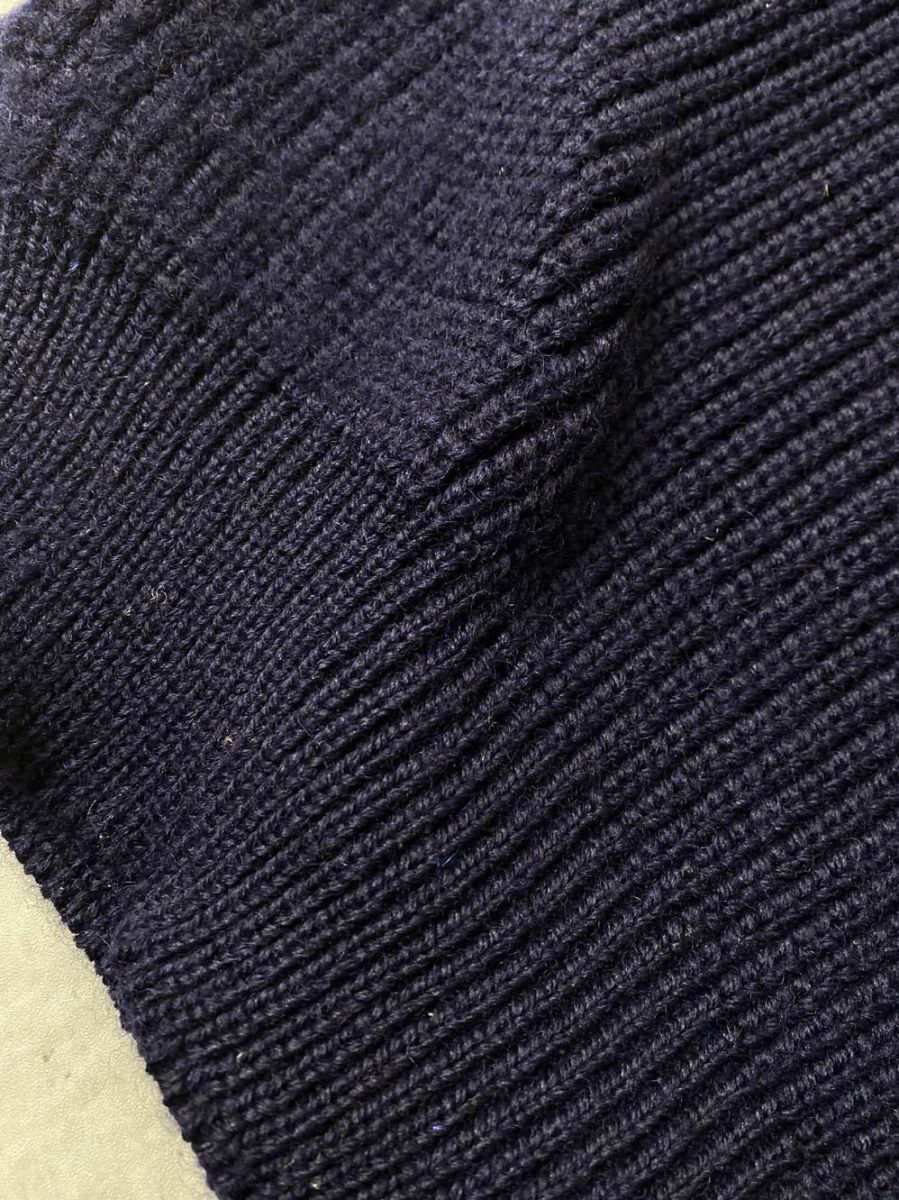 burberrys バーバリーズ コマンドセーター レザーパッチ ウール ニット