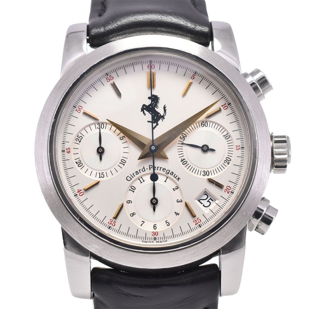 ジラール ペルゴ GIRARD 8020 フェラーリ クロノグラフ 自動巻き メンズ C 144505