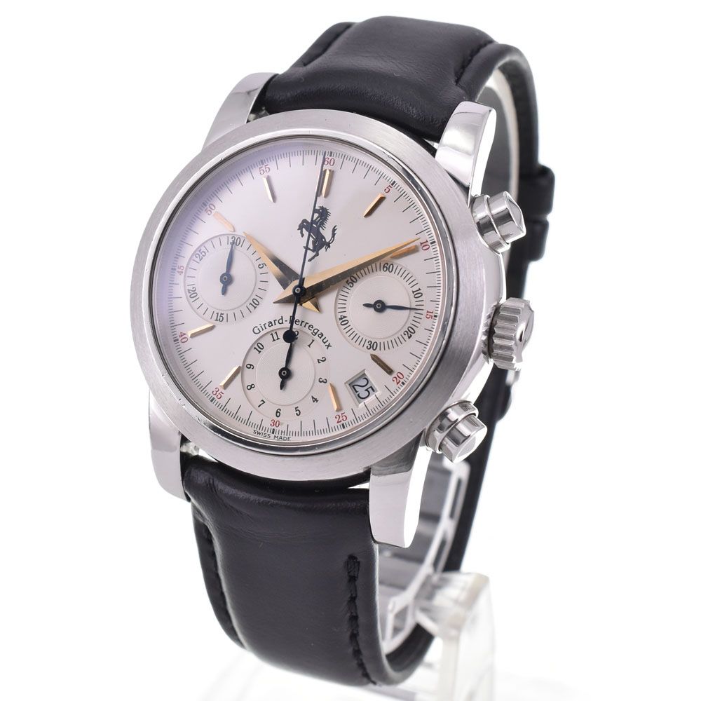 ジラール ペルゴ GIRARD 8020 フェラーリ クロノグラフ 自動巻き メンズ C 144505