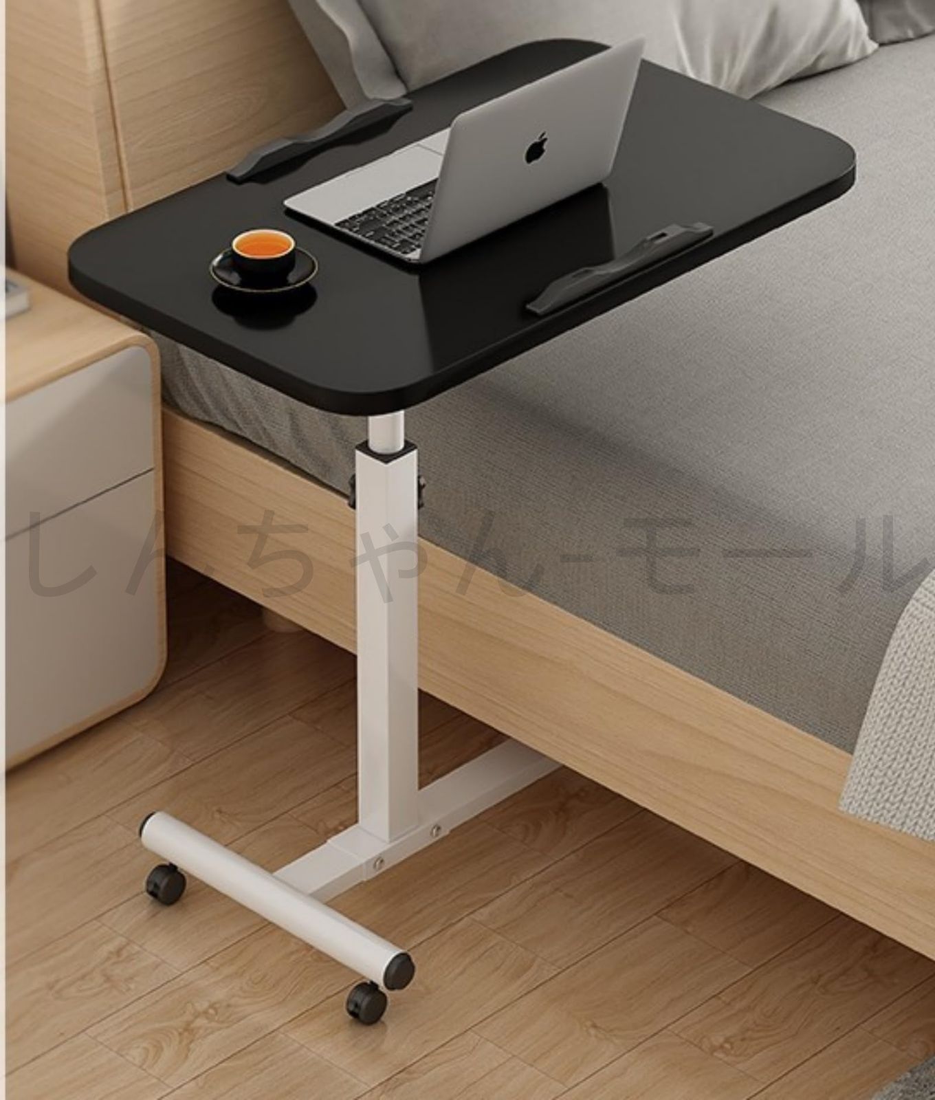 360°回転 リフティングテーブル 高さ調節可能60~95cm パソコンデスク