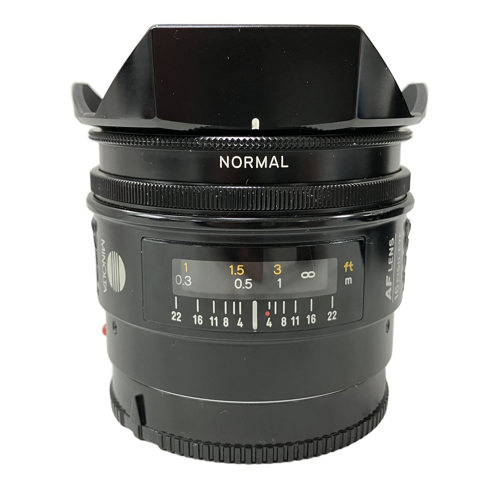 MINOLTA 16mm F2.8 AF FISH-EYE ミノルタ フィッシュアイ 単焦点