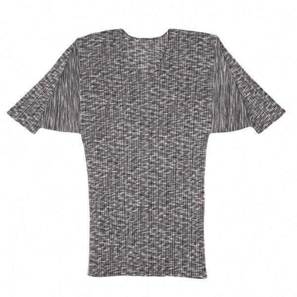 プリーツプリーズPLEATS 注文 PLEASE プリーツ総柄半袖カットソー