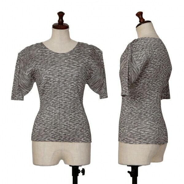 プリーツプリーズPLEATS 注文 PLEASE プリーツ総柄半袖カットソー