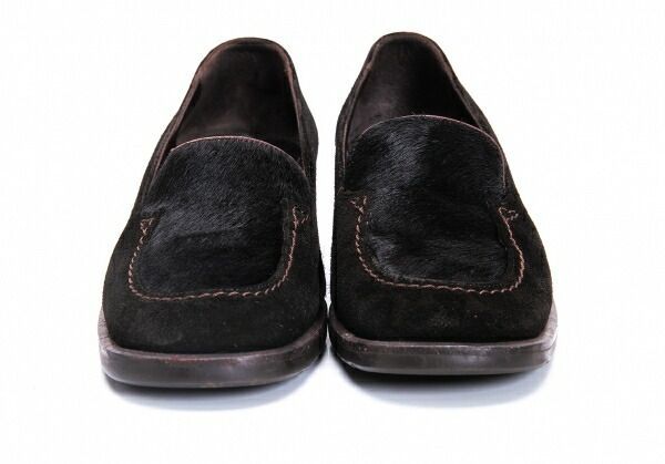 BALLY ハラコ切替スエードローファー 黒茶 バリーBALLY ハラコ切替スエードローファー 黒茶他4（24位）