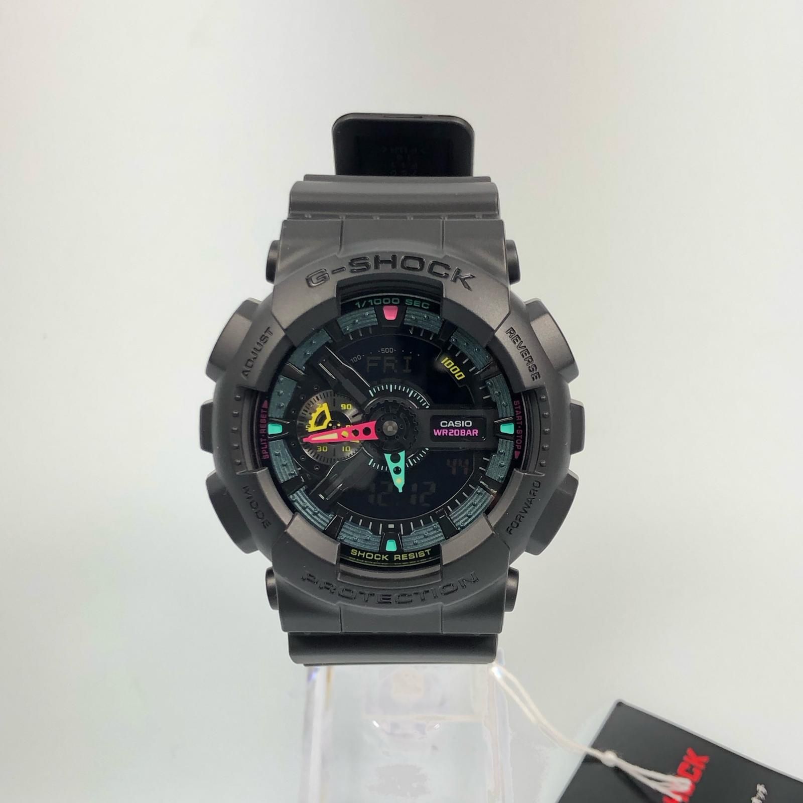 G-SHOCK ジーショック アナデジクォーツ腕時計 GA-110 MF-1 AJF ブラック 131