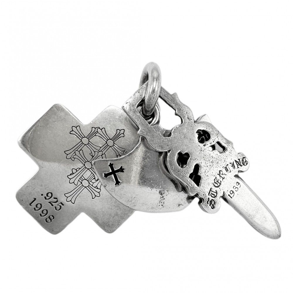 クロムハーツ ペンダントトップ メンズ ダガー スリートリンケッツ